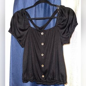 Black Short Sleeve Shirt